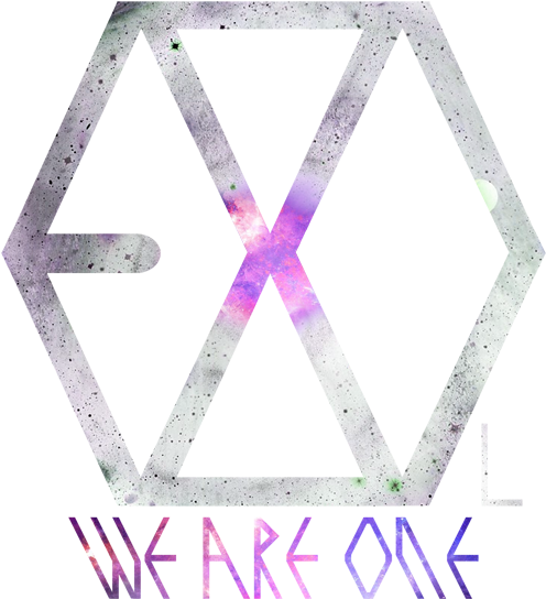 Exo Kpop Group Logowith Motto PNG image