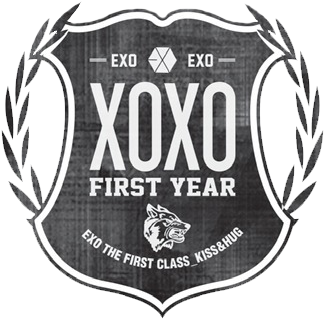 Exo X O X O First Year Logo PNG image