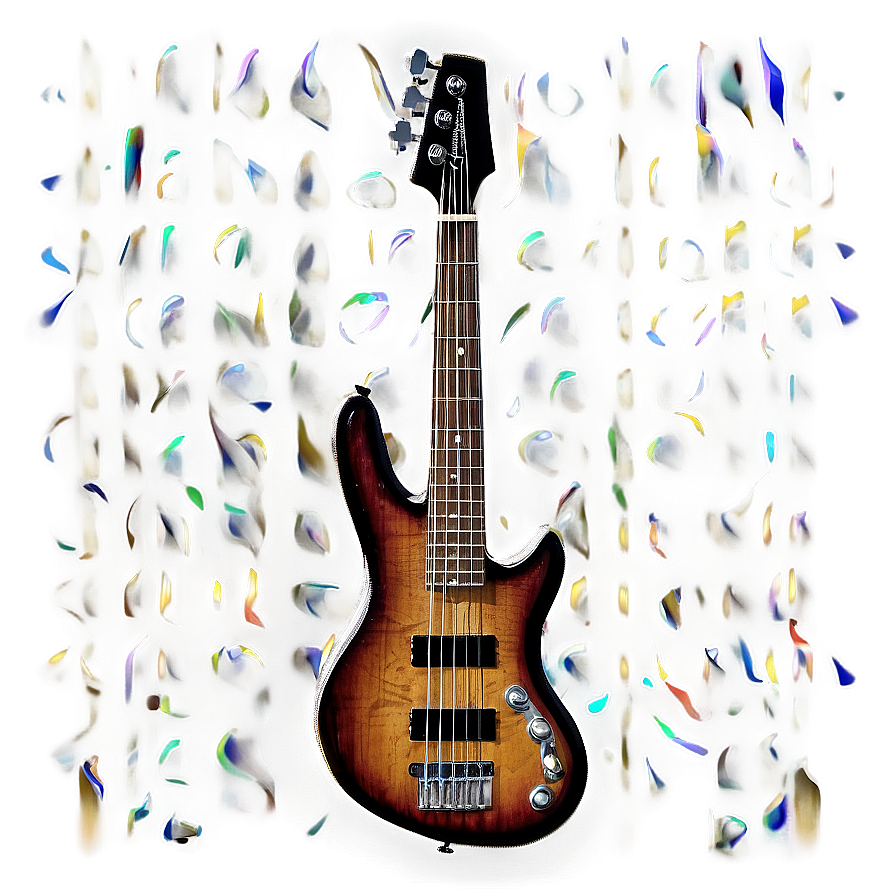 Exotic Bass Guitar Png Nyg PNG image