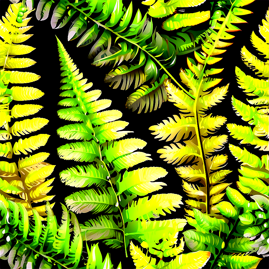 Exotic Fern Leaf Pattern Png 52 PNG image