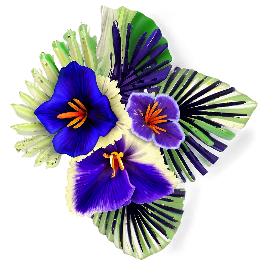 Exotic Flores Collection Png 30 PNG image