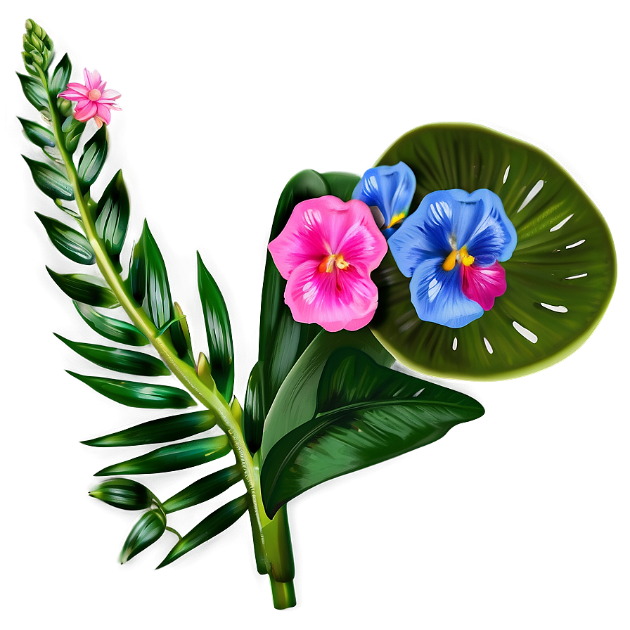 Exotic Flores Collection Png 80 PNG image