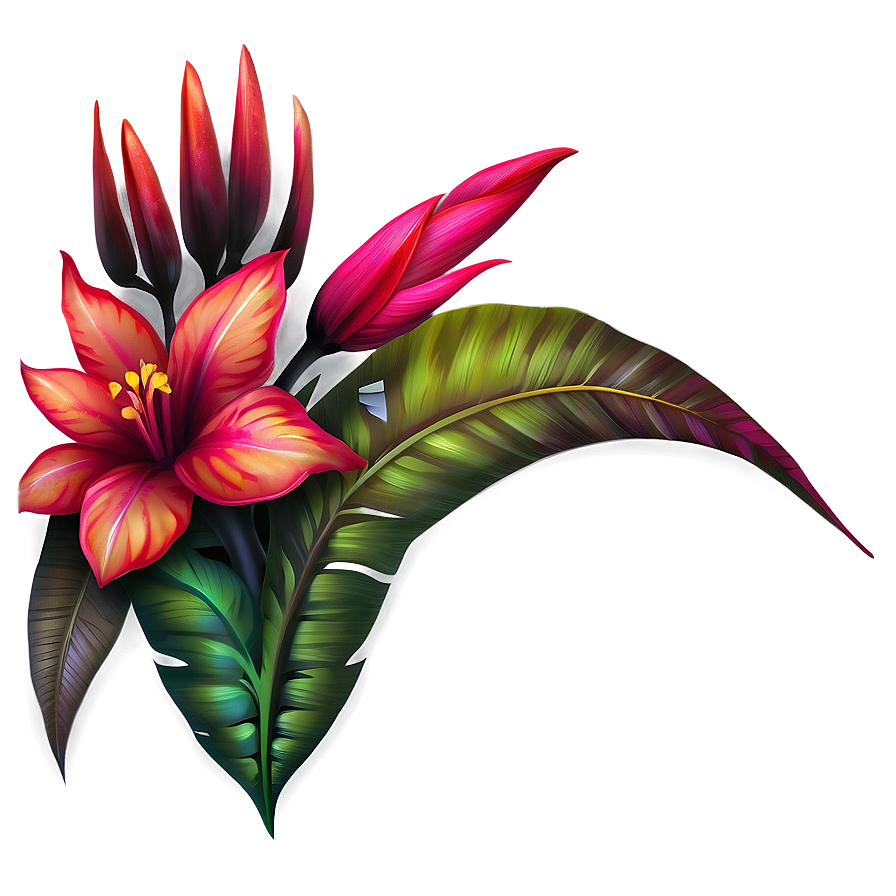 Exotic Flower Transparent Png 40 PNG image