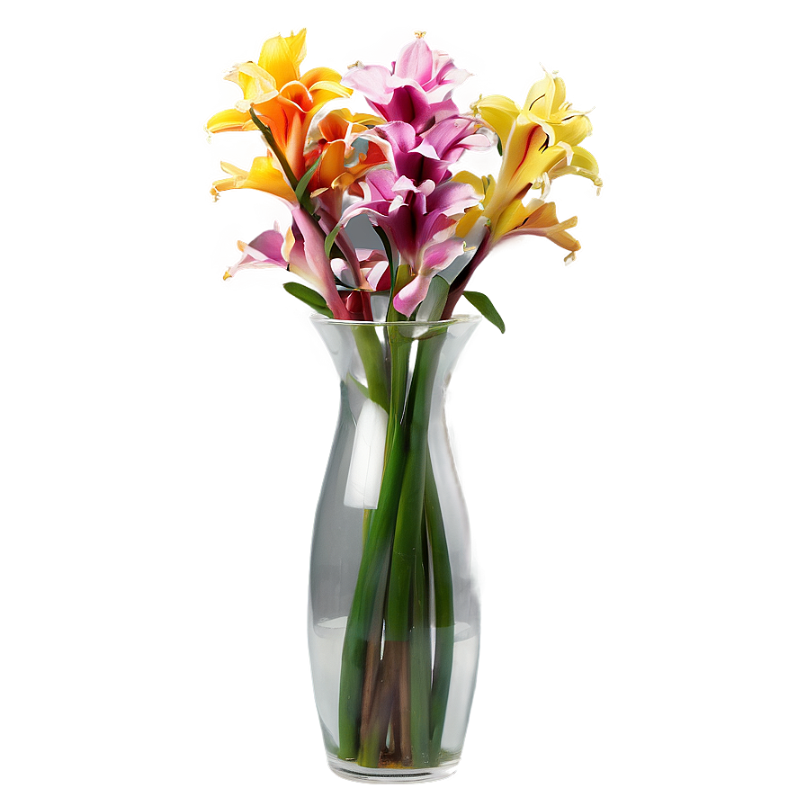 Exotic Flowers In Vase Png 06272024 PNG image