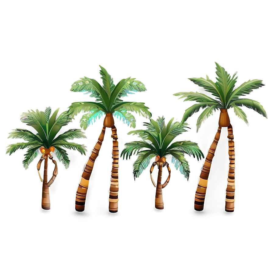 Exotic Island Palms Png Ytj20 PNG image