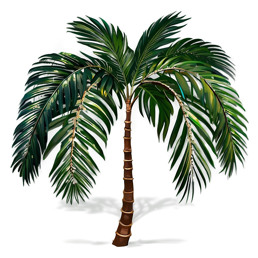 Exotic Palm Leaves Png Huo PNG image