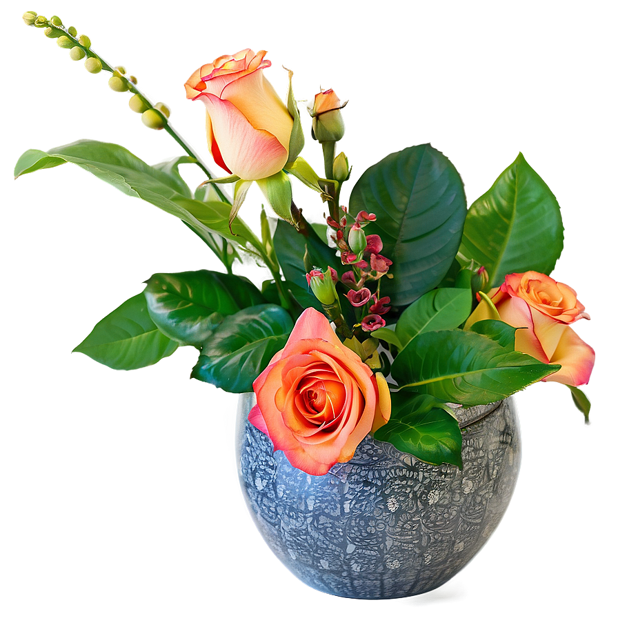 Exotic Roses Bouquet Png Ywo95 PNG image