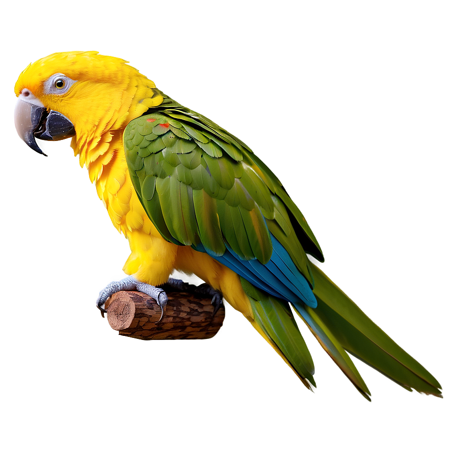 Exotic Yellow Parrot Png 05062024 PNG image