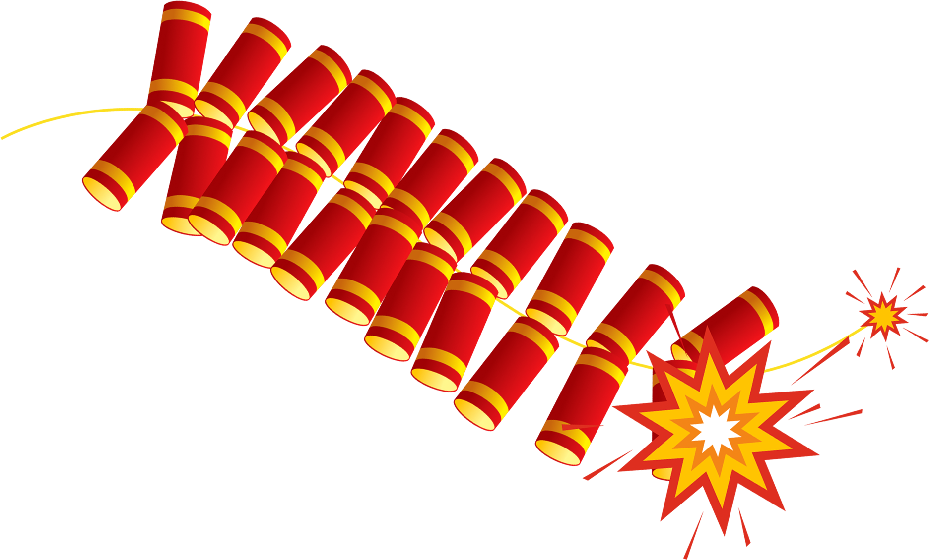 Exploding Firecracker Graphic PNG image