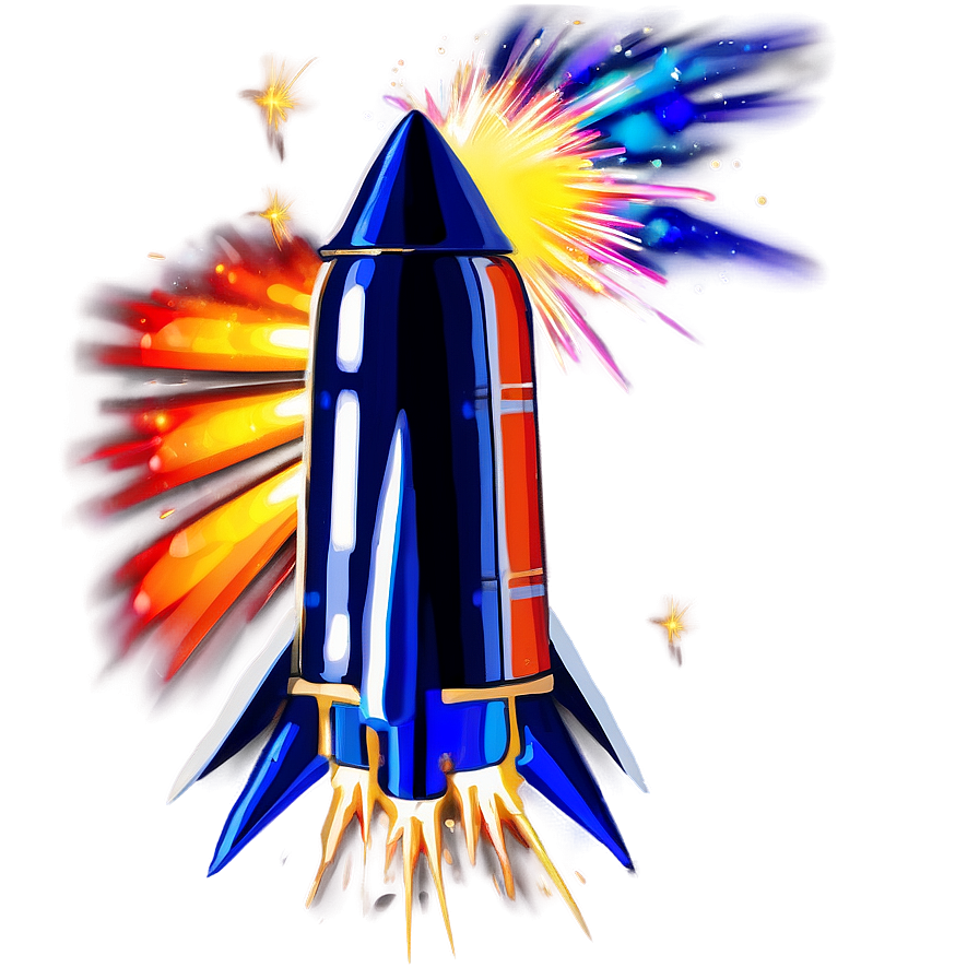 Exploding Firework Rocket Png 06212024 PNG image