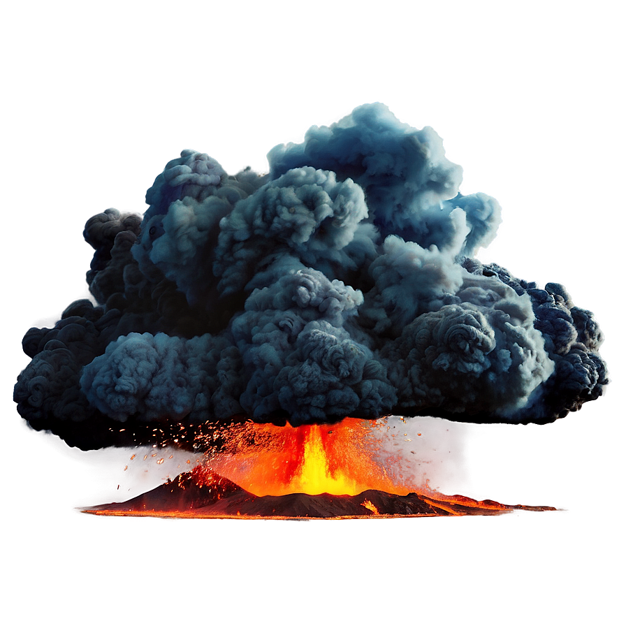 Exploding Volcano Png 30 PNG image