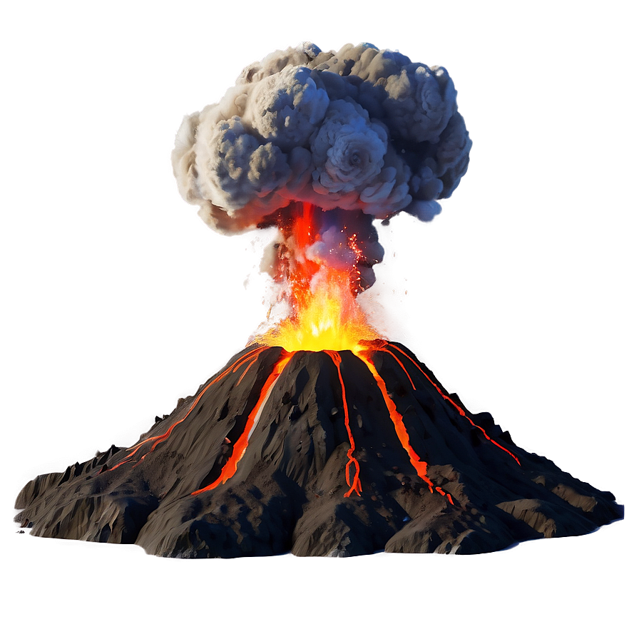 Exploding Volcano Png Dby24 PNG image