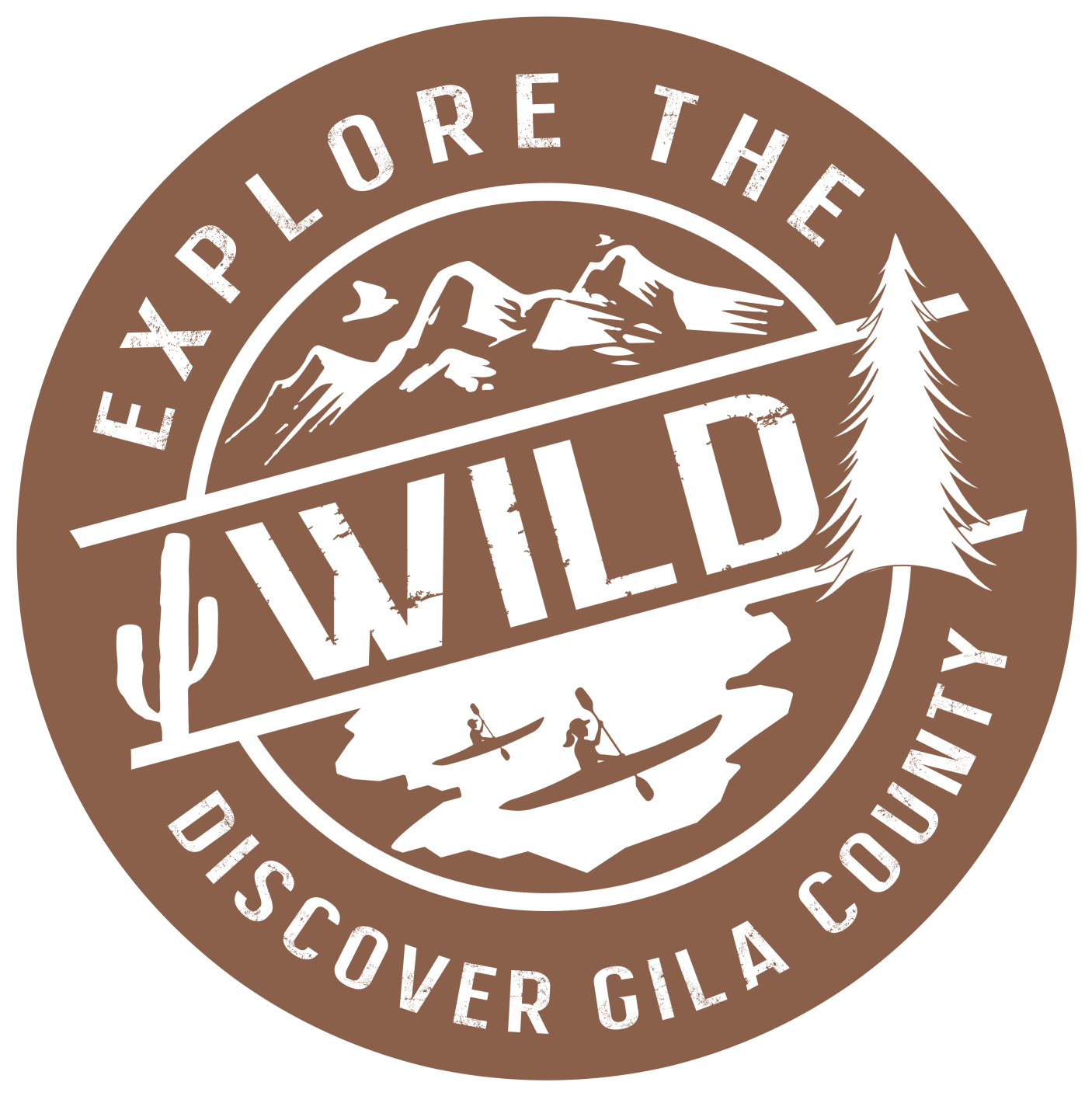Explore The Wild Emblem PNG image