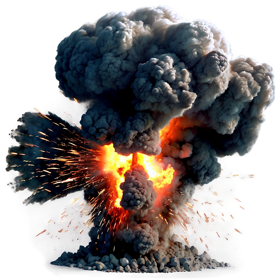 Explosion Transparent Png For Photoshop Mni11 PNG image