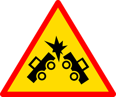 Explosive Materials Transport Warning Sign PNG image