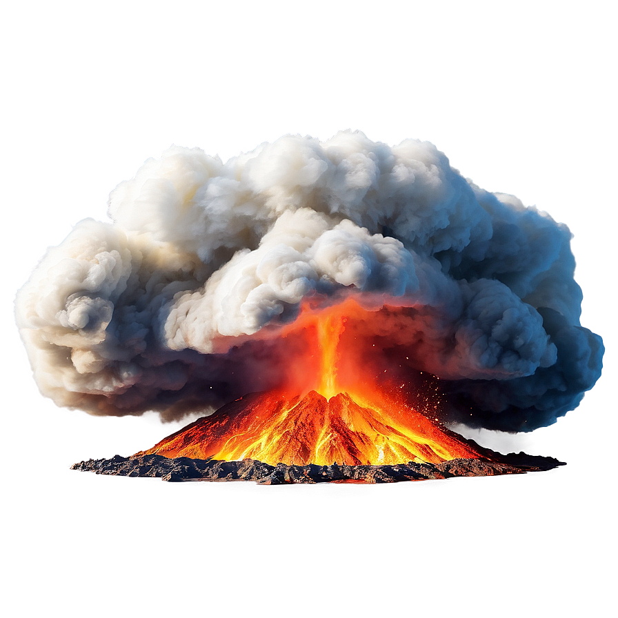 Explosive Volcano Blast Png Kdn87 PNG image