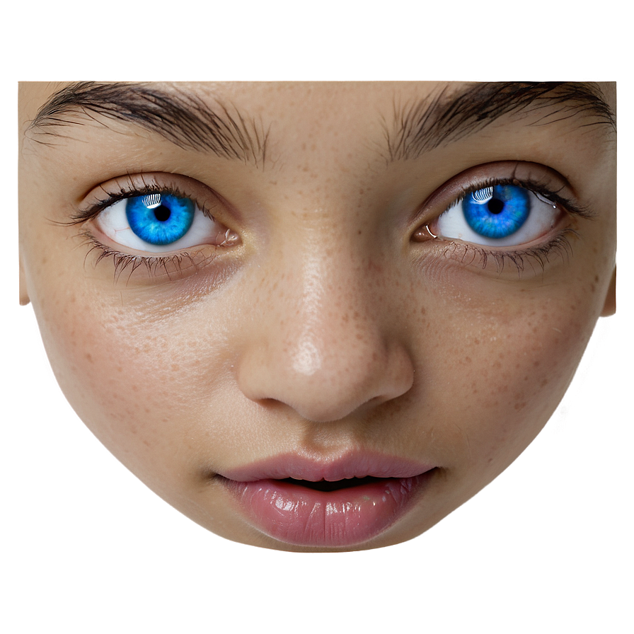 Expressive Blue Eyes Png 06122024 PNG image