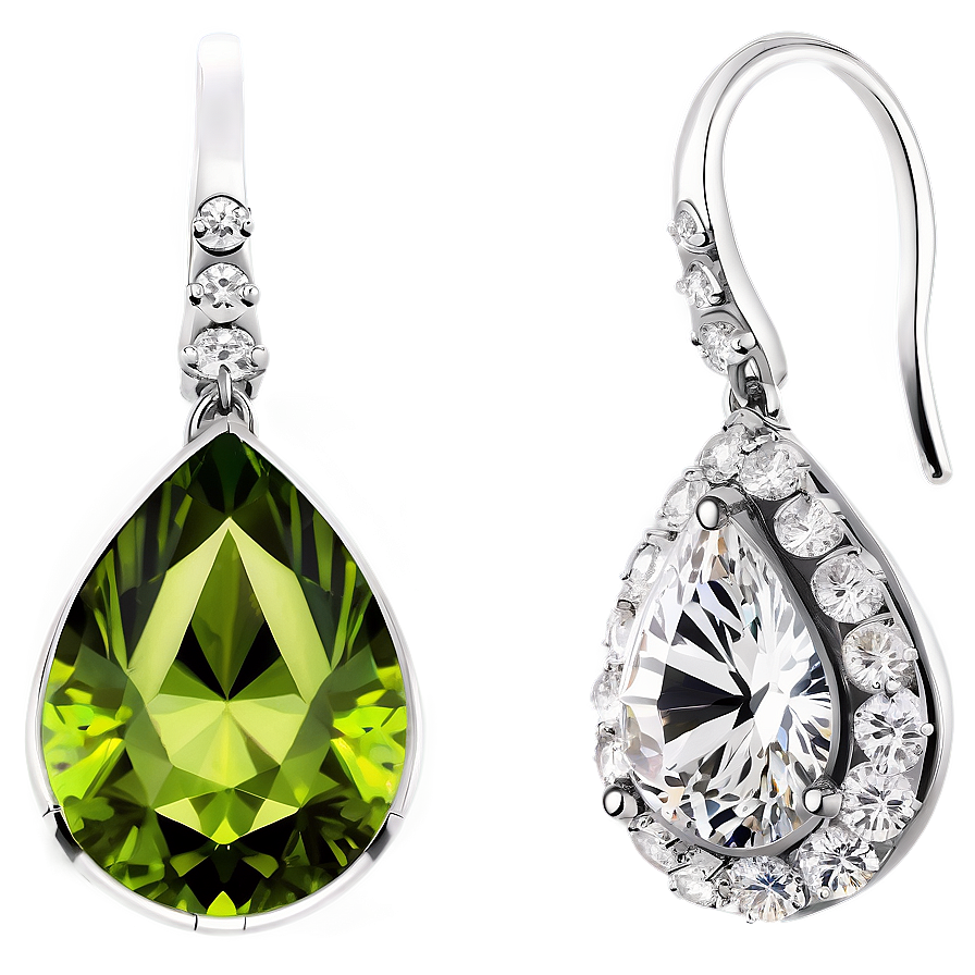 Exquisite Diamond Earrings Png 79 PNG image