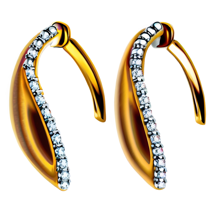 Exquisite Diamond Earrings Png Gxh PNG image