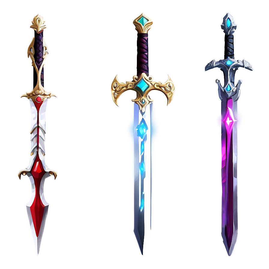 Exquisite Diamond Sword Png 05252024 PNG image