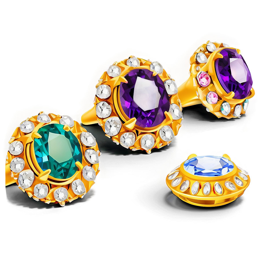 Exquisite Gems Assortment Png 14 PNG image