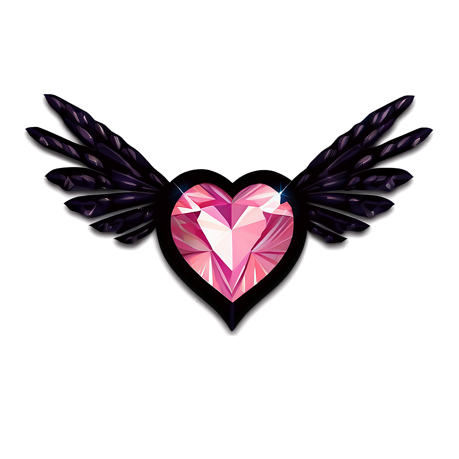 Exquisite Pink Diamond Heart Picture Png 29 PNG image