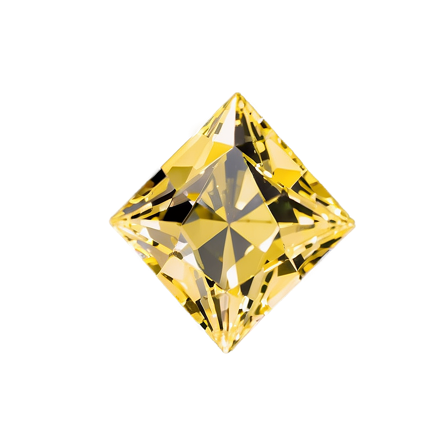 Exquisite Yellow Diamond Detail Png 90 PNG image