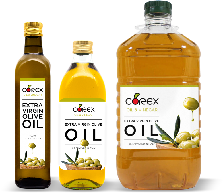 Extra Virgin Olive Oil Selection PNG image