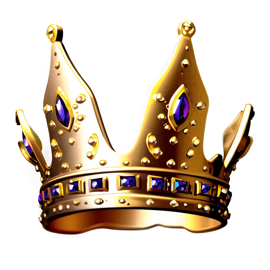 Extravagant Golden Crown Png Cjs1 PNG image