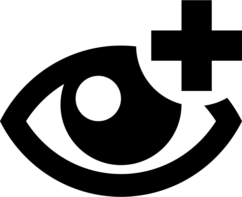 Eye Plus Icon Graphic PNG image