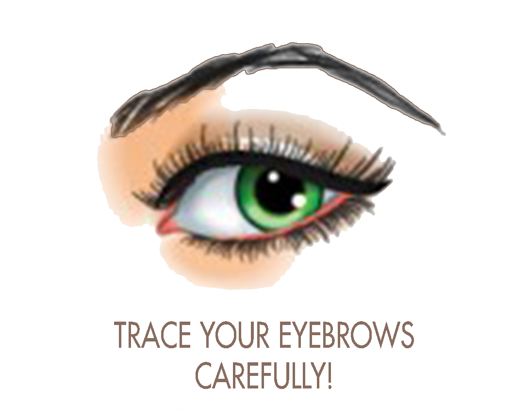 Eyebrow Tracing Advice PNG image