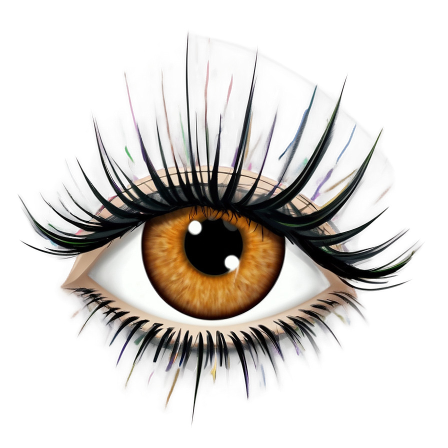 Eyelash Makeup Png 05252024 PNG image