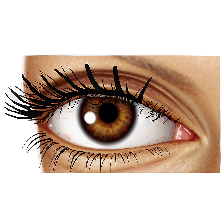 Eyelashes C PNG image