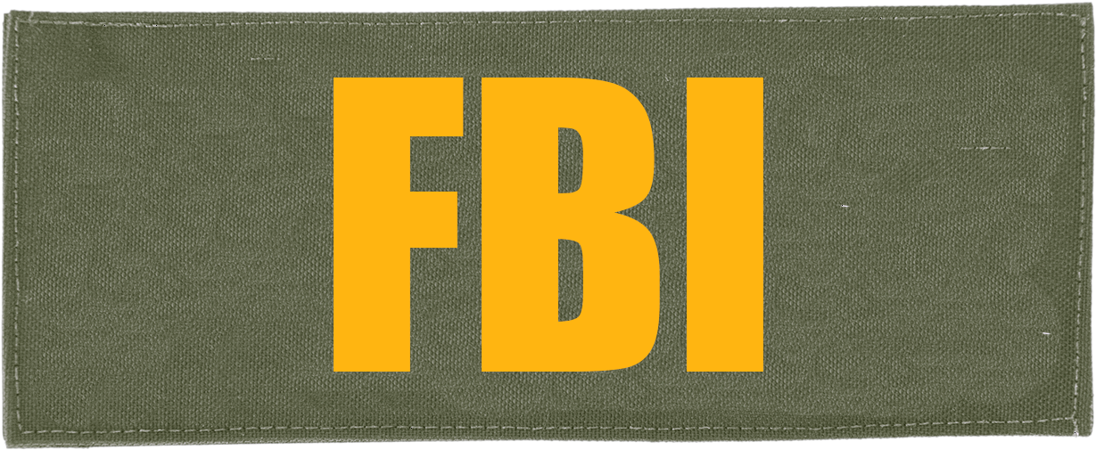 F B I Patch Design PNG image