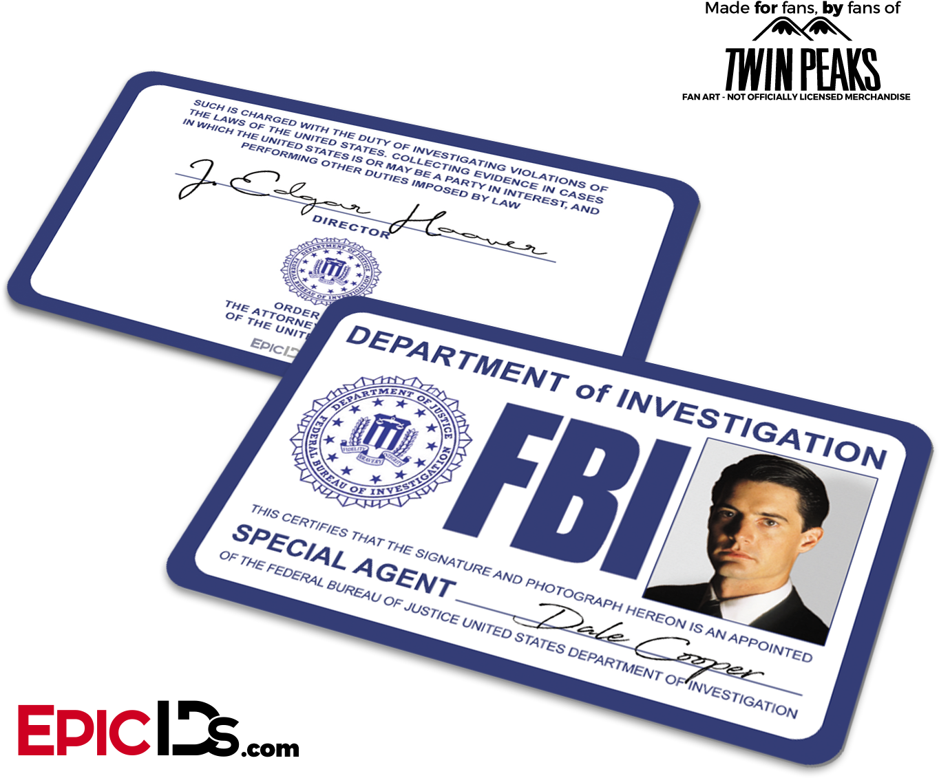 F B I Special Agent Identification Card PNG image