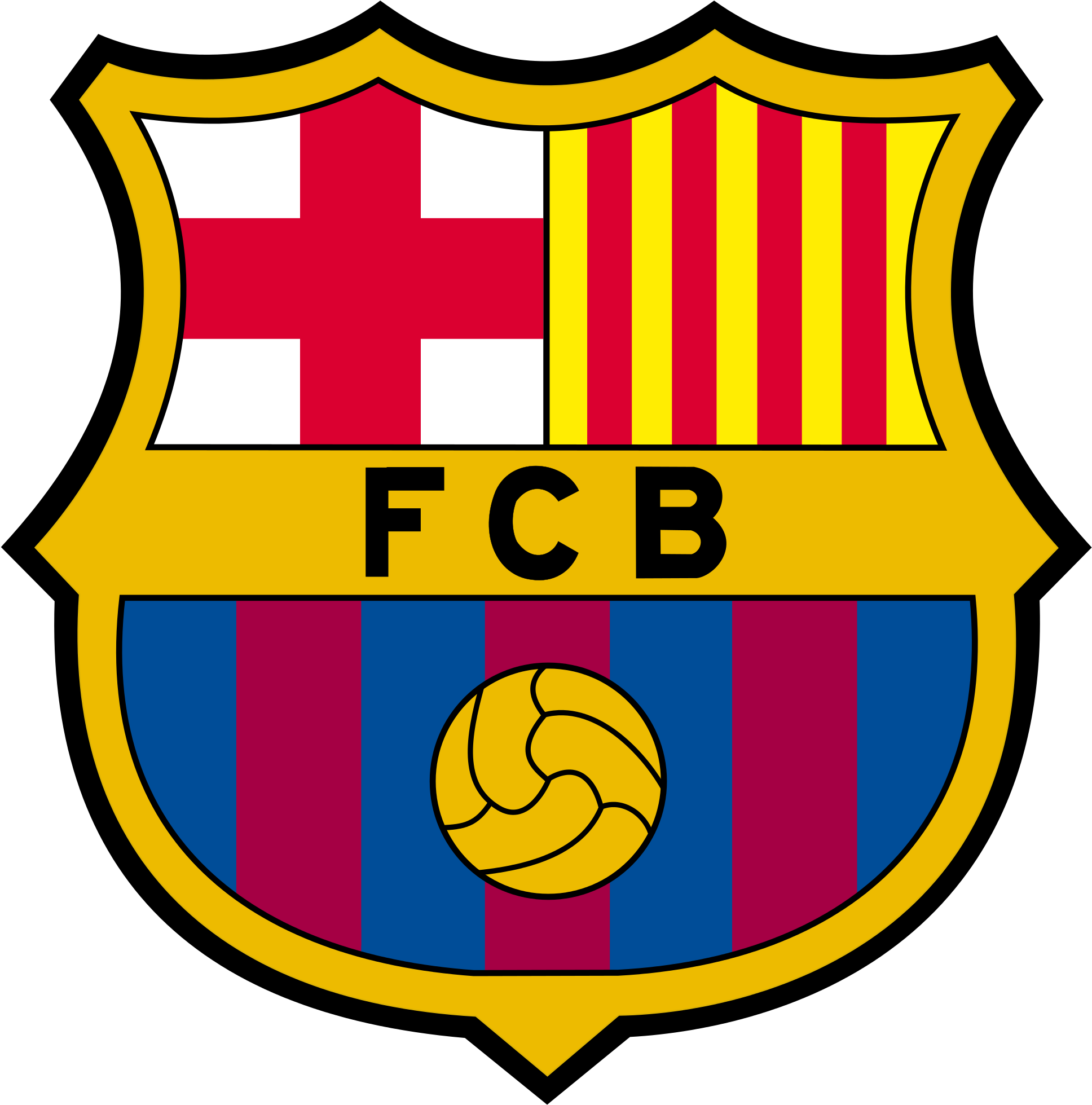 F C Barcelona Crest PNG image