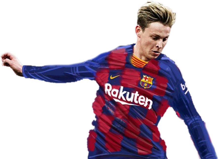 F C Barcelona Playerin Action PNG image