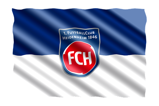 F C Heidenheim Flag Waving PNG image