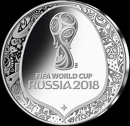 F I F A World Cup Russia2018 Commemorative Coin PNG image