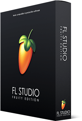 F L Studio Fruity Edition Box PNG image