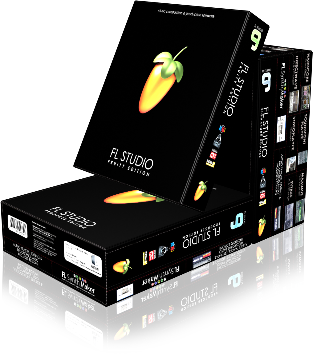 F L_ Studio_ Fruity_ Edition_ Boxes PNG image