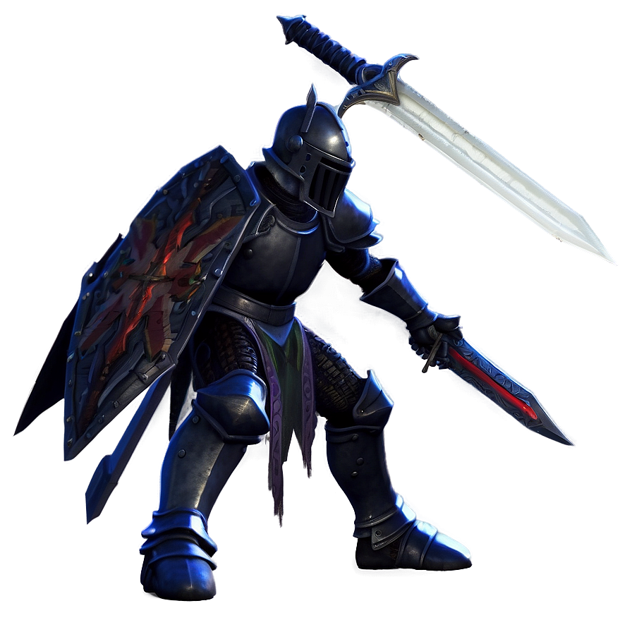 Fabled Black Knight Png 06272024 PNG image