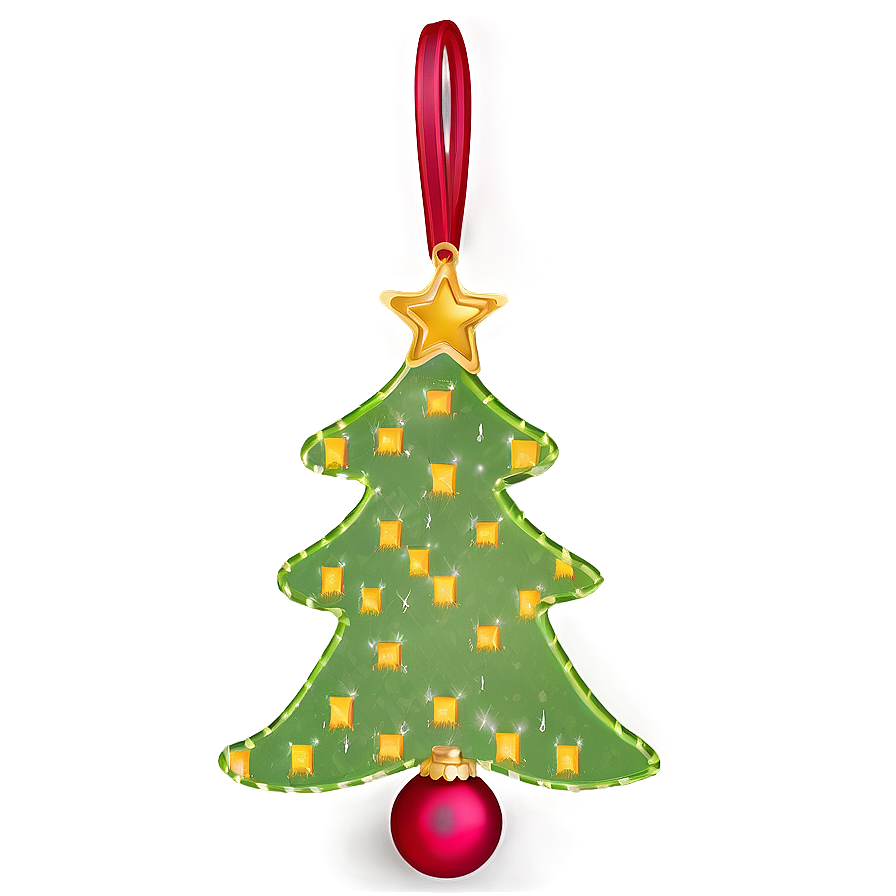 Fabric Christmas Ornaments Png Dny66 PNG image