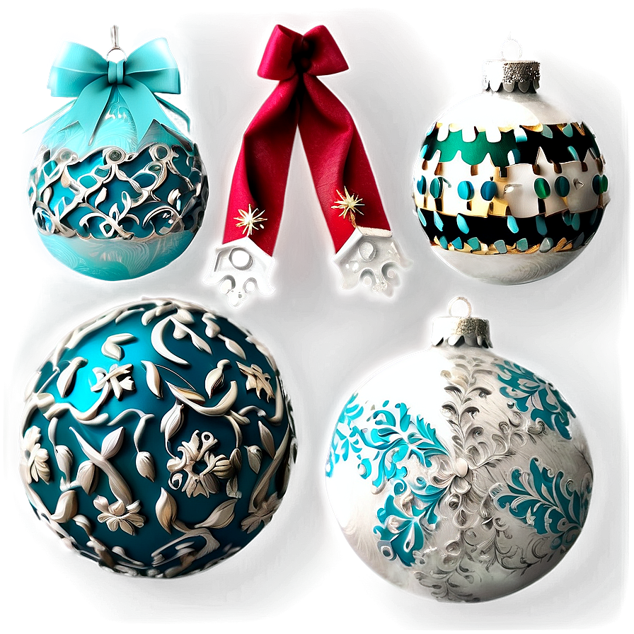 Fabric Christmas Ornaments Png Xbw63 PNG image