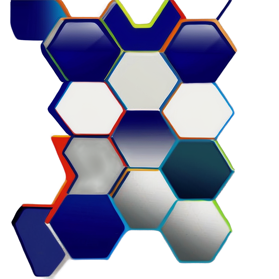 Fabric Hexagon Pattern Png Nou PNG image