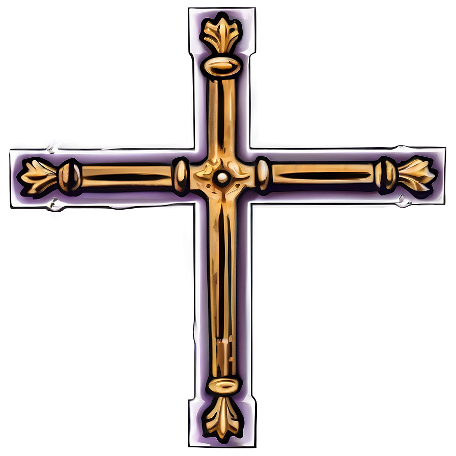 Fabricated Cross Illustration Png 04302024 PNG image