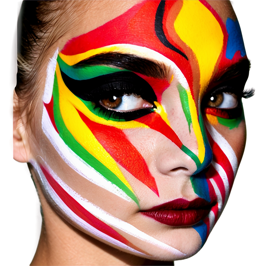 Face Paint Design Png 05242024 PNG image