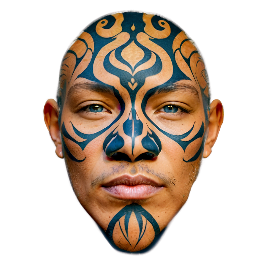 Face Tattoo Design Png Qga62 PNG image