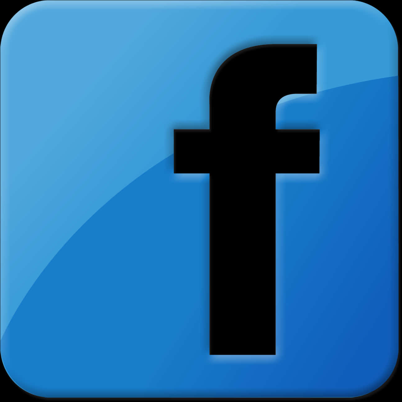 Facebook Icon Blue Square PNG image