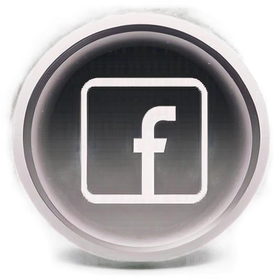 Facebook Icon White Circle Png Syl9 PNG image